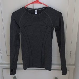 Gray long sleeve Ivivva workout shirt